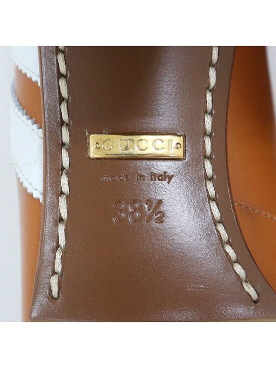 NWT Authentic Adidas x Gucci Knee High Boots , Size 37  Gucci Adidas Long Boots Knee High 38.5 Brown